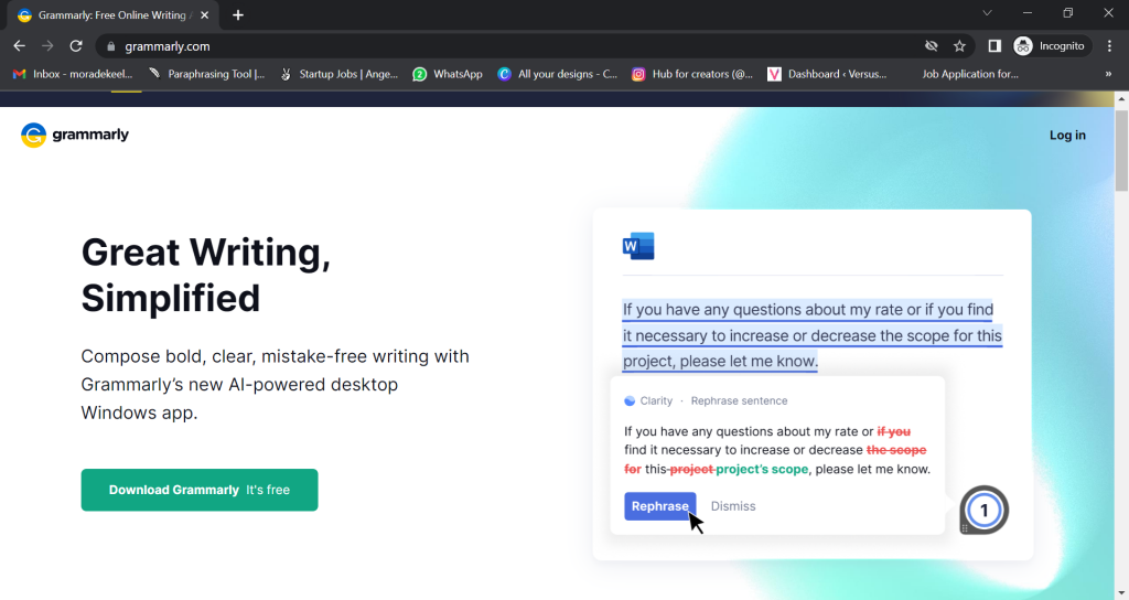 Not known Facts About How To Use Grammarly Chrome App