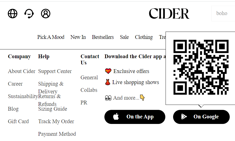 Download Cider mobile app