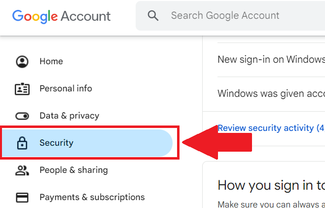 How to secure Google account